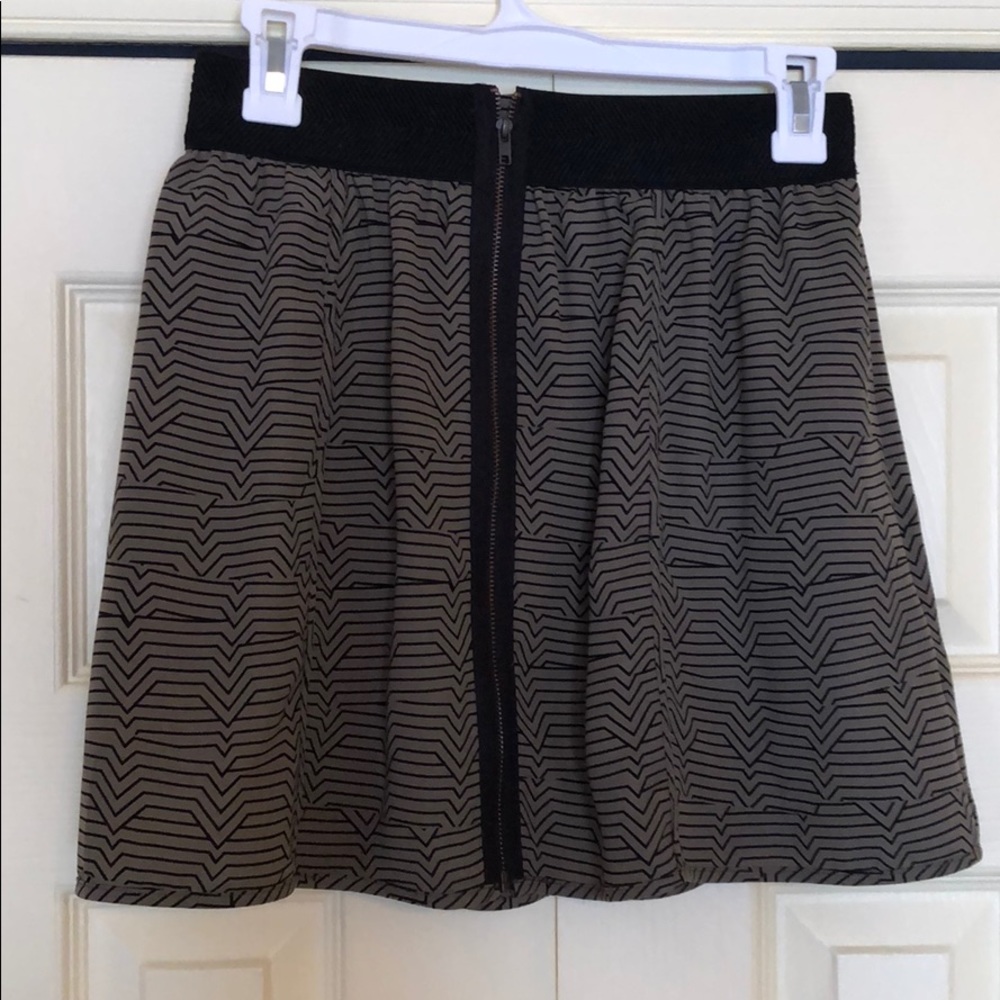 Light mini skirt